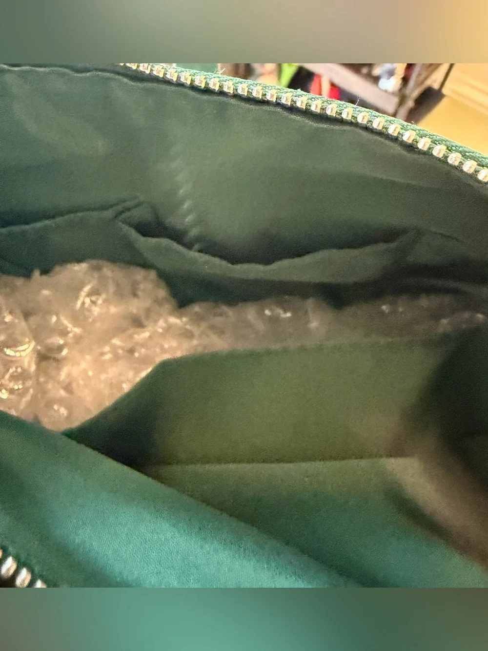 Prada Green Cosmetic/Beauty Bag GWP item